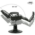 thumbnail image 6 of BarberPub Vintage Barber Chair Reclining Salon Beauty Spa Chair Styling Equipment 9216, 6 of 8