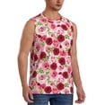 thumbnail image 2 of Kdxio Débardeur Homme Fleurs Roses Musculation Gym Chemises Sans Manches Décontractées-Moyen, 2 of 7