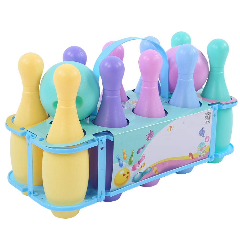Rdeghly Bowling Ball Play Baby Sport Toys Kids Game Toy Set Gift 12Pcs