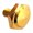 One golden nut, variant on Fishing Reel Metal Knob Nut Modified For Dai For Wa Steez Zillion For Ryoga Reel Models Solid Metal Build For Reel Maintenance