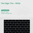 thumbnail image 6 of White Peel and Stick Vinyl Trim for Backsplash Tile Edge Self-Adhesive Trimming for Corner Decor (10 piece/set), 6 of 6