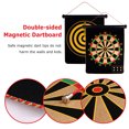 thumbnail image 3 of Tignapoo Magnetic Dart Board Set - 17-Inch Double-Sided Board with 6 Darts Included (Gift Box Packaging), 3 of 6