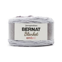 Bernat Blanket Ombre 6 Super Bulky Polyester Yarn, Charcoal Ombre 10.5oz/300g, 220 Yards