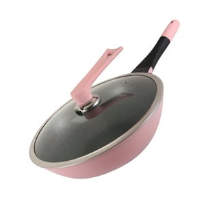  Nonstick Frying Pan Set，3 Piece Pots and Pans Set Nonstick，Pink  Kitchen Cookware Sets with Non Stick Pan Coating,10 Inch,8 Inch and 6 Inch  Non Stick Cooking Set Suitable for All Stoves…