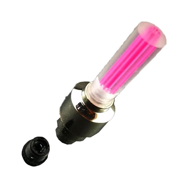 Guardoinrt LED Wheel Line Light Elements Equipment Flash Lamps Bike Decoration Parts Pink shell pink light 1Set