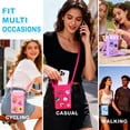 thumbnail image 2 of Silicone Crossbody Phone Bag with Adjustable Strap, Magnetic Closure, and Charm Holes – Lightweight, Waterproof, and Stylish Everyday Shoulder Bag(Cream), 2 of 7