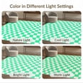 thumbnail image 7 of ODIKA 3'x5' Washable Accent Rug Pet Friendly, Non-Shedding Mat Funky Border Frame Checkered Two Tone Balanced Contrast Layout for Bedside, Nursery Room, 7 of 7