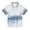 Watercolor Seattle Skyline, variant on Small Short Sleeve Button Down Shirts Watercolor Seattle Skyline Casual Shirt 3-10 Years