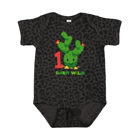 

Inktastic Cute Cactus 1st Birthday Gift Baby Boy or Baby Girl Bodysuit