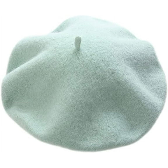 LinYooLi Women Soft Wool Blend French Beret Hats Basic Warm Sweet Artist Hat