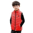 thumbnail image 2 of Gamivast Boys Vests Size 4-15 Printed Stand Collar Zip up Sleeveless Puffer Jackets with Multiple Heating Zones and 5-Levels Warm Washable USB Coats with Zipper Pockets Outerwear no Power Bank, 2 of 5