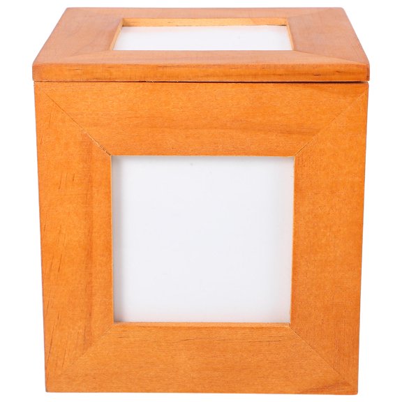 GOOHOCHY Photo Cube Photo Keepsake Box Picture Frame Photo Box for Centerpieces