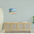 thumbnail image 2 of Abstract Beach Nautical Scenery Landscape Painting Gray Framed Art Print Wall Art, 2 of 8
