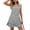 Black, variant on Striped Sleeveless Dress for Women Summer Crewneck Pullover Loose Sundress Ruffle Mini Tank Dress, XL