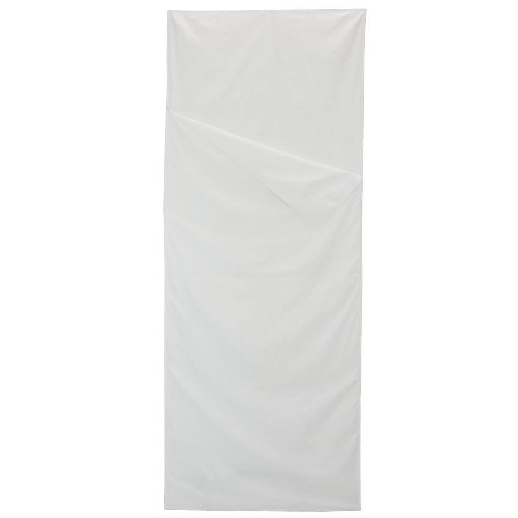 Quechua, Rectangular, Cotton Sleeping Bag Liner, 82.7" x 33.5", White - Thumbnail 4