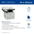 thumbnail image 4 of Brother MFC-L5915DW Business Monochrome Laser All-in-One Printer with Low-cost Printing, Wireless Networking and Duplex Print, Scan, and Copy, 4 of 13