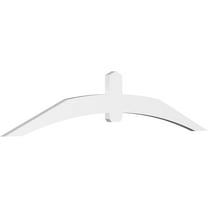 96"W x 20"H x 2"D x 6"F, 5/12 Pitch, Archdale Architectural Grade PVC Gable Bracket
