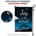 thumbnail image 3 of America Forever The Lord Has Come House Flag, 28 x 40 inch Double Sided, Joy To World Banner, Christmas Nativity Outdoor Decor, Religious Holiday Flag, Faith Yard Decoration, 3 of 4