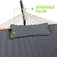 thumbnail image 5 of VEIKOUS 450LB Capacity Hammock W/ Metal Stand, Detachable Pillow and Pad for Outdoor, Gray, 5 of 11