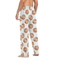 thumbnail image 7 of joogoo Men's Pajama Pants Watercolor Basketballs Soft Long Sleep Lounge Pjs Bottoms M, 7 of 7