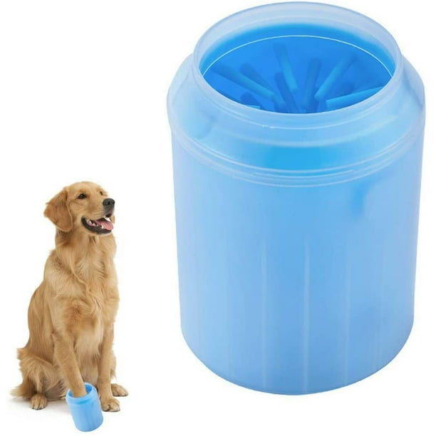 Dog Paw Cleaner, Pet Foot Mug, Portable Dog Paw Cleaner Smart Dog Paw  Scrubber, Ideal For Active Dogs or Rainy Days (Large Blue) 