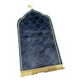 thumbnail image 1 of Luzkey Islamic Muslim Prayer Rug Ramadan Gifts Flannel Decoration Prayer Carpet Mat blue, 1 of 8