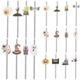 thumbnail image 2 of KAKOWELY 24 pajitas para bebidas de Halloween, pajitas de papel, elementos decorativos de Halloween, 2 of 5