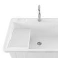 thumbnail image 6 of Freestanding Utility Sink Laundry Tub /Floor Mount Wash Bowl Basin Single Faucet, 6 of 12