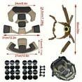 thumbnail image 2 of Memory Foam Replacement Liner Pad Kit for Motorcycle Helmets, 2 of 9