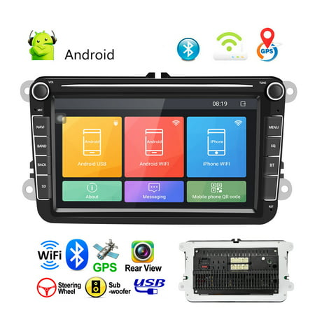 Android 8.1 2 Din GPS Car Stereo Radio 8