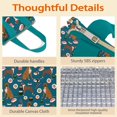 thumbnail image 4 of Boxer Dog Pitbull Terriers Dog and Sushi Insulated Lunch Bag for Women & Adults,Large Portable Soft Cooler Lunch Bag,Thermal Food Storage Tote with Pearl Cotton,8.66L,8.75x5.75x9.5 Inch, 4 of 6