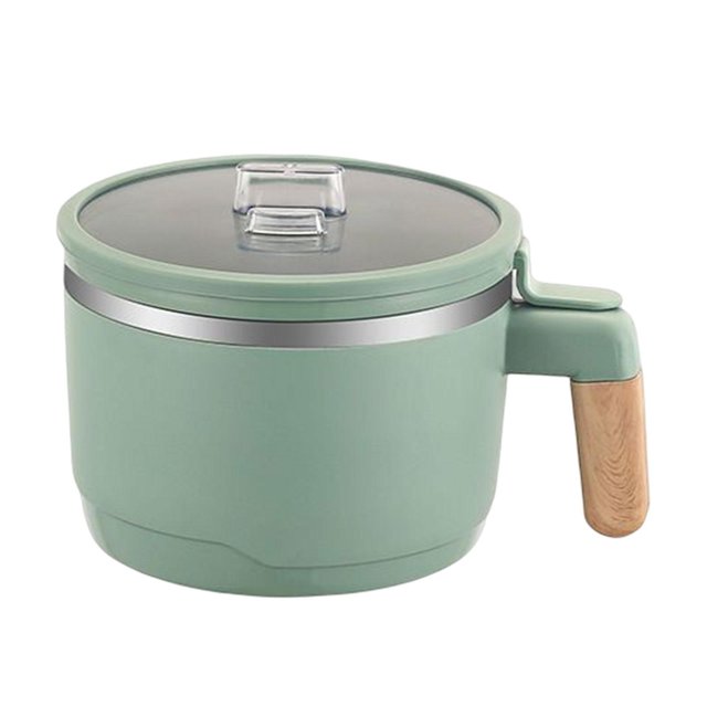 Tazón de ramen portátil con tapa Tazón de instantáneos con desagüe Olla Tazón de Tazón para servir Tazón de sopa para acampar en SM SunniMix Cuenco de ramen
