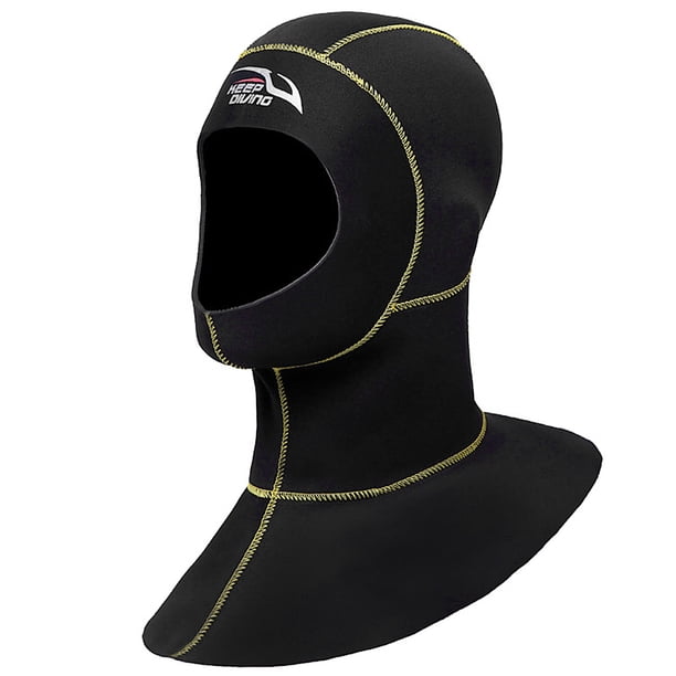 Irfora Sombrero de buceo Sombrero de buceo de neopreno de 3 mm, sombrero de agua para la playa, gorro de neopreno térmico, gorro de alta elasticidad para rafting, esnórquel, vela, natación Irfora Sombrero de buceo