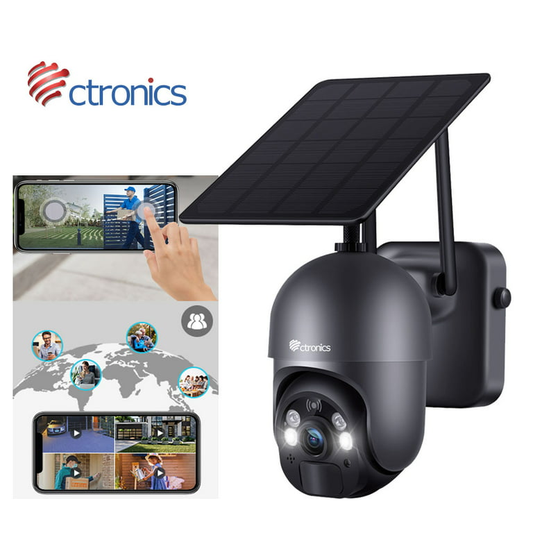 Ctronics 3G-4G PTZ Security Camera Outdoor For Home