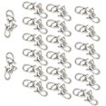thumbnail image 4 of 20 piezas de conector de colgantes con de gato de plata para joyería de hallazgos de collar de bricolaje ,3 cm Fernando Animal Charm Pendant, 4 of 5