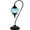 Blue Mountains, variant on SILVERFEVER Mosaic Turkish Lamp Moroccan Glass Swan Neck Lantern for Table Desk Bedside Bronze Base Bundle with E12 Light Bulb Orange Green Shades