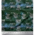 thumbnail image 1 of Soimoi Cotton Duck Fabric Text & Sacred Geometry Galaxy Print Fabric by the Yard 56 Inch Wide, 1 of 3