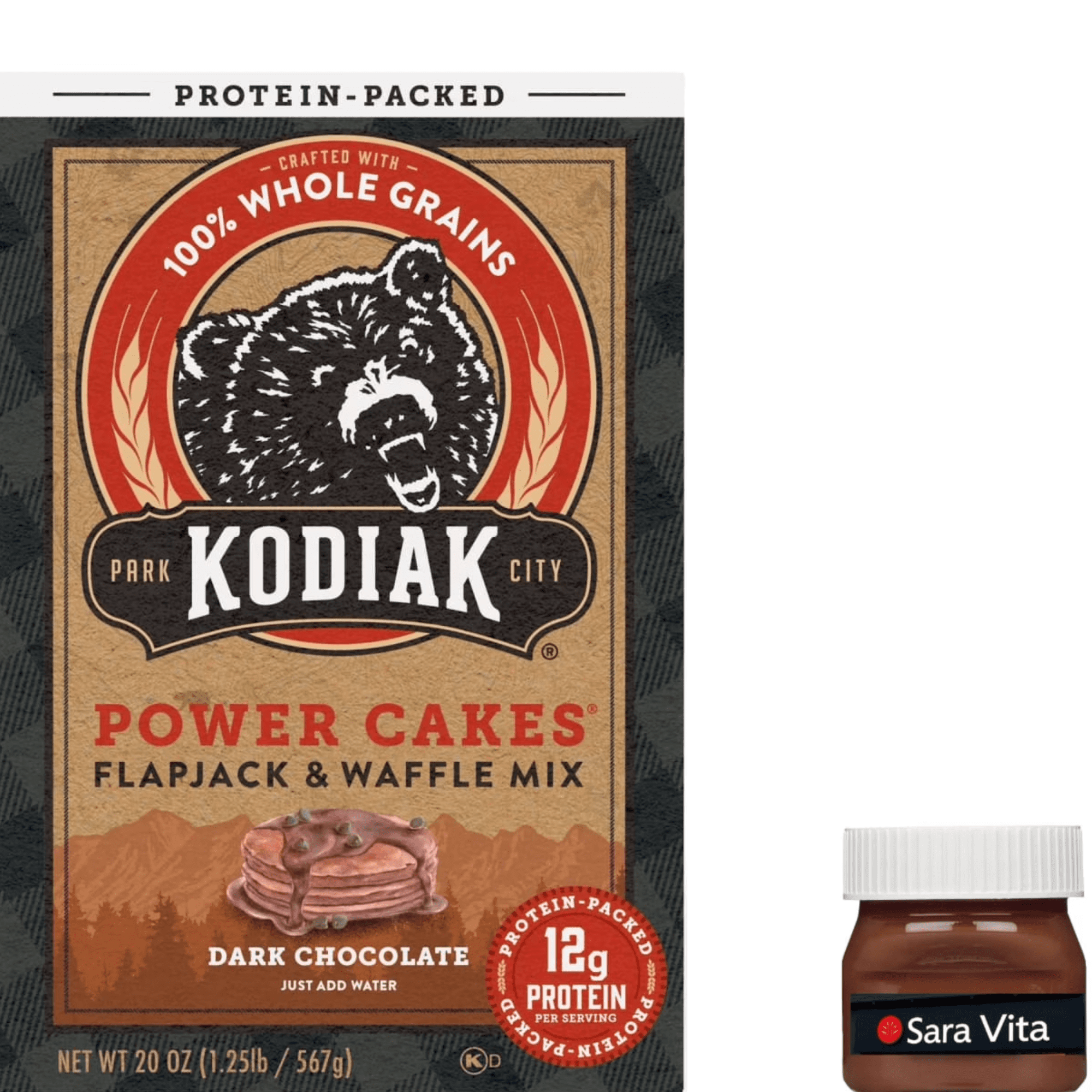 Kodiak Cakes Low Sugar, High Protein Pancake and Waffle Mix, Carb