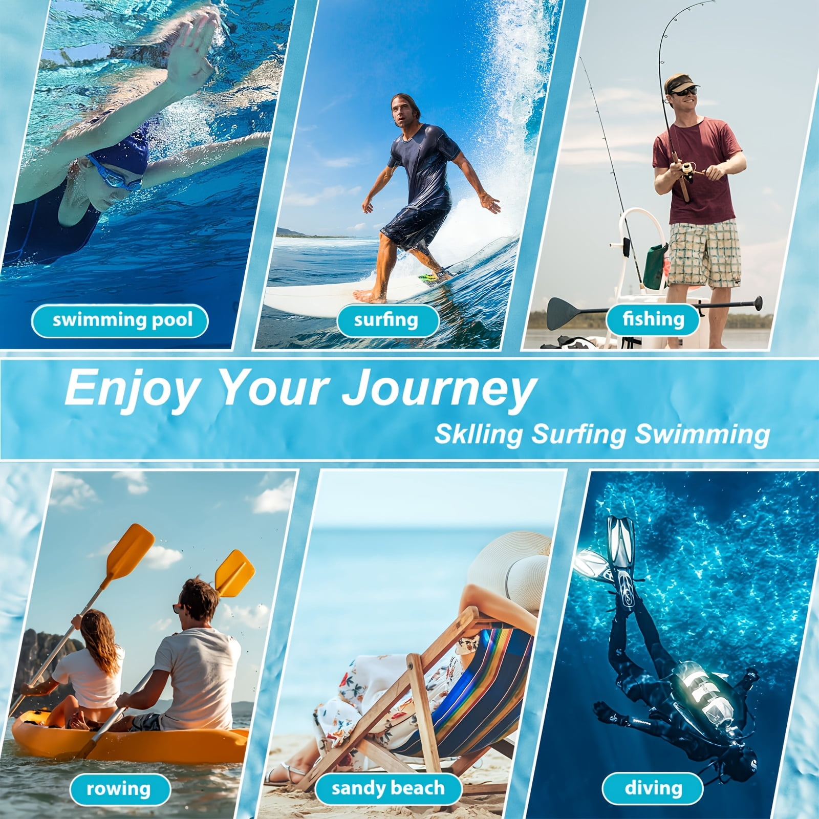 unbranded 2pcs Floating Phone Bag for IPhone16 15 14 13 12 11 Pro Max Phone Dry Bag for All Mobile Phones, Beach Water Park Universal Floating Bag