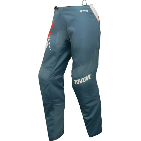 Thor Sector Split Womens MX Offroad Pants Blue/White 15/16