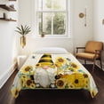 thumbnail image 4 of Sunflower Small Tapestry for Bedroom Wall Hanging Tapestry,Gnomes Flower Bee Eucalyptus Leaves Farmhouse Ceiling Backdrop Tapestries Poster Blanket Wall Decor for Teens Room Living Room 23" x 28", 4 of 8