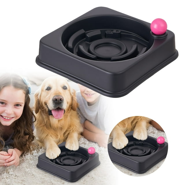 Interactive Slow Feeder Puzzle Bowl for Dogs and Cats Indoor Pet Mealtime Eating Solution with Design