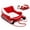 Red, variant on Christmas Sleigh Dog Bed, Christmas Dog Bed with Non Slip Base, Calming Dogs Beds, Dogs Sleigh Beds for Pets to Sleep Peacefully in Winter