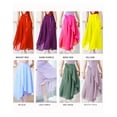 thumbnail image 4 of Ballet Skirt Gymnastics Leotard Practice Dresses Wraps Dance Ballerina Chiffon Yoga Skirts, 4 of 7