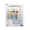thumbnail image 3 of Royal & Langnickel Assorted Shapes All Media Taklon Art Brushes 50 Pieces, 3 of 7