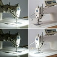 thumbnail image 6 of CNKOO Portable Work Light,LED Light Flexible Gooseneck Lamp with 4W 130lm/W 120 Beam Angle Magnetic Mounting Base Desk Lamps for Quilting Work Sewing Machine Table Lathe,White, 6 of 10