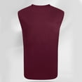 thumbnail image 6 of Wyobmus Mens Workout Tank Tops Lightweight Sleeveless Basketball Shirt Moisture Wicking Running Fitness Sports Round Neck Tanks S-3X Burgundy, 6 of 6