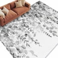 thumbnail image 2 of 6'x9' Area Rugs, Eucalyptus Grey Indoor Outdoor Area Rug for Living Room Bedroom, Farmhouse Leaves Summer Spring Leaf Washable Bathroom Rugs Kitchen Floor Carpet Mats Home Decor Aesthetic, 2 of 8