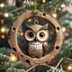 thumbnail image 5 of Animales de decoración navideña Adornos navideños Estampados de animales para árbol de Navidad Adornos acrílicos Decoraciones de animales del bosque Decoraciones navideñas Regalos de recuerdo Colgante, 5 of 6