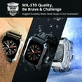 thumbnail image 6 of ALKAI Smart Watch Rugged and Military with 5ATM Waterproof Bluetooth Call(Answer/Dial Calls) AI Assistant, Long-Lasting Battery Life, Multiple Sports Tracking, 2.02'' HD Display, 6 of 6